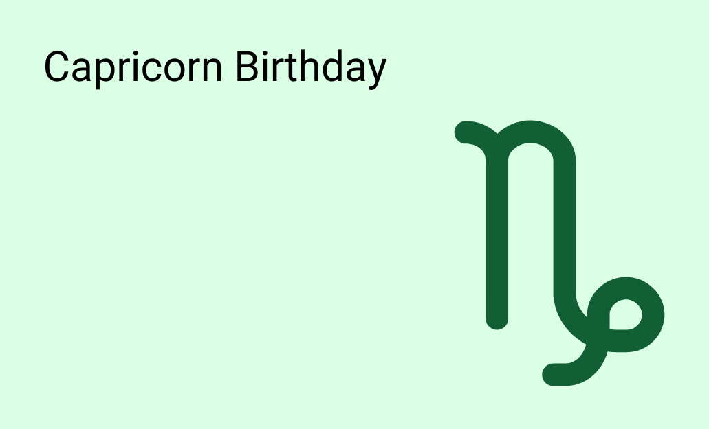 create Capricorn Birthday group cards