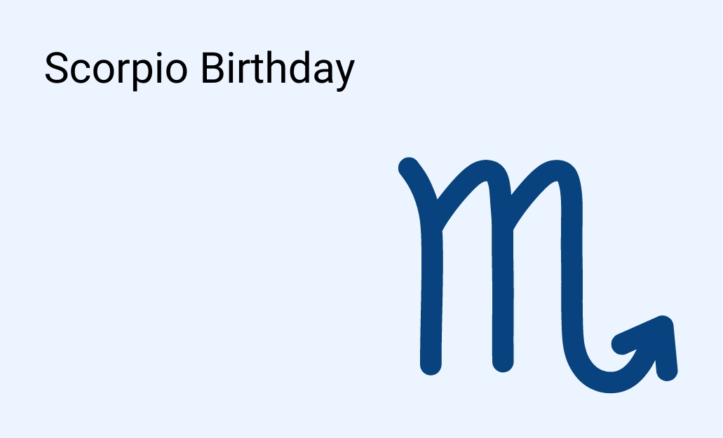 scorpio birthday group greeting cards