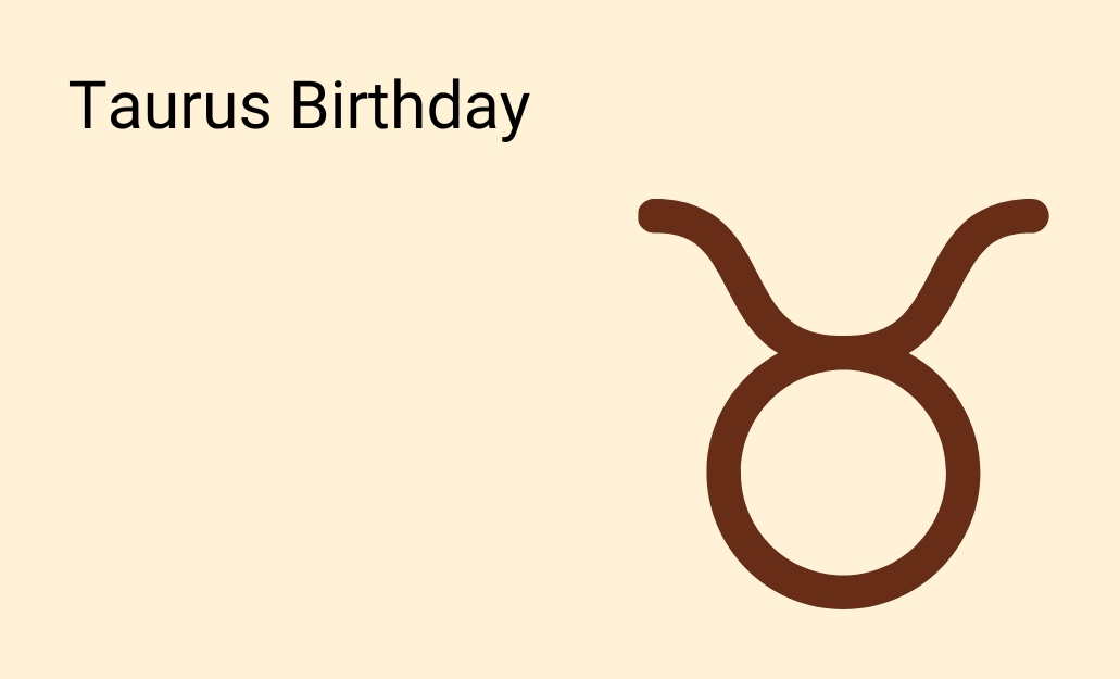 taurus birthday group greeting cards