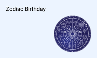 zodiac birthday group greeting cards