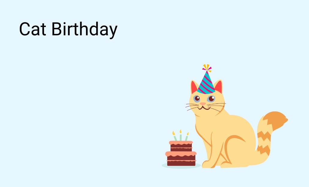 cat birthday group greeting cards