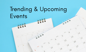 trending & upcoming events group greeting cards