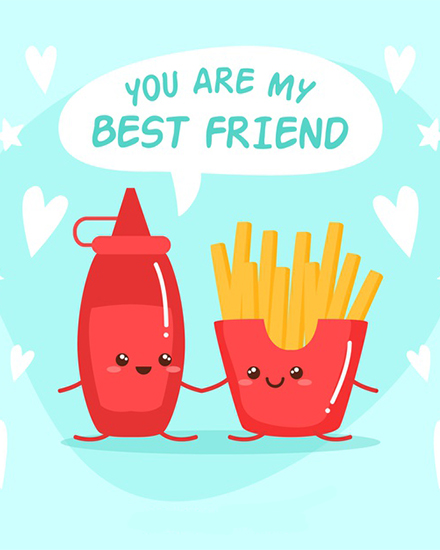 You Are Mine online Friendship Card