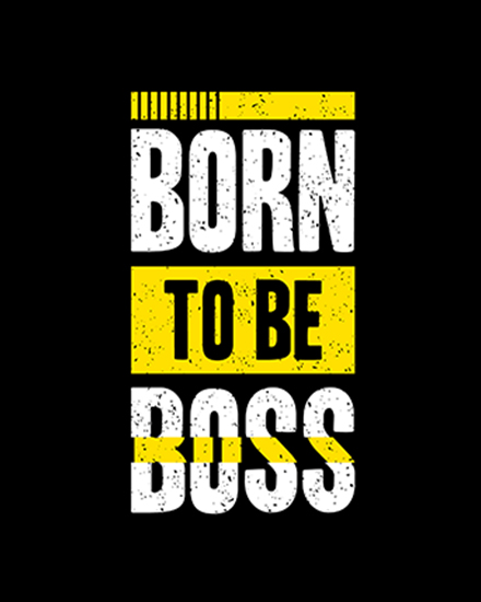Born To Be Great online Boss Day Card