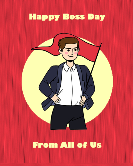 From All Of Us online Boss Day Card