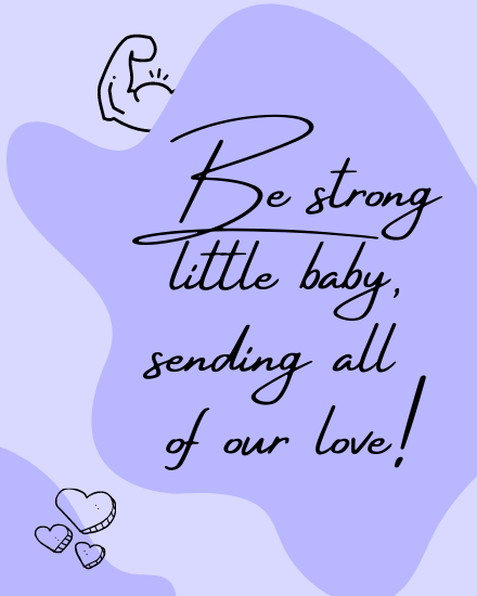 Be Strong online Get Well Soon Card
