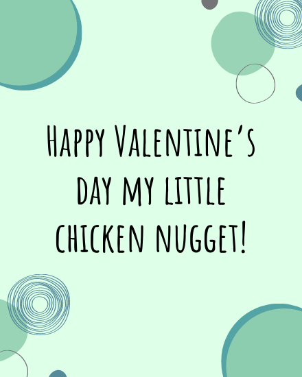 Little Chicken online Valentine Day Card