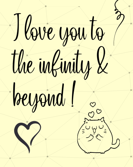 Beyond Infinity online Love Card