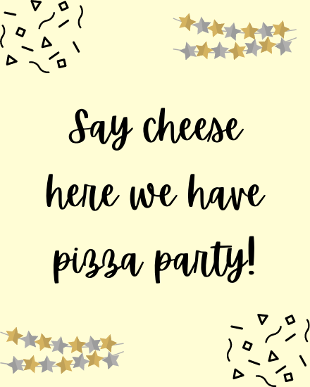 Say Cheese online Group Party Card