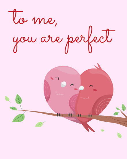 Perfect One online Love Card