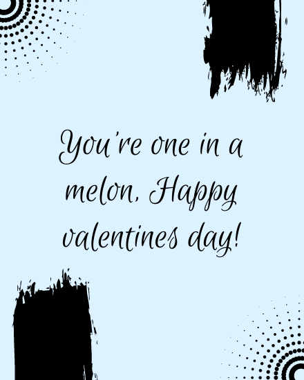 Melon online Valentine Day Card