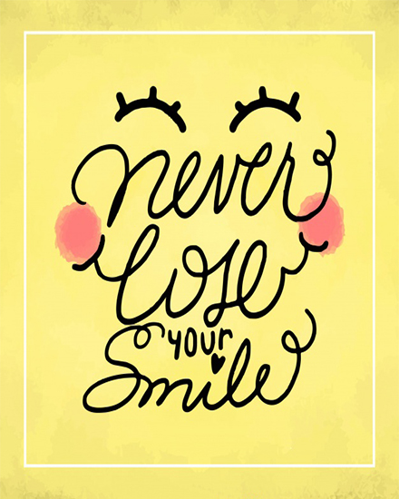  Your Smile online Miss You Card