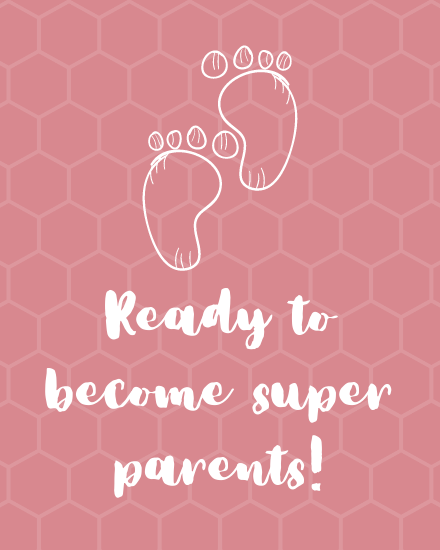Super Parents online Baby Shower Card