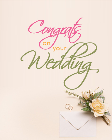 Free Wedding Cards | Wedding Congratulation eCards