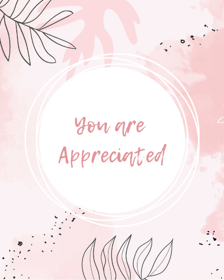 You Are Special online Employee Appreciation Card