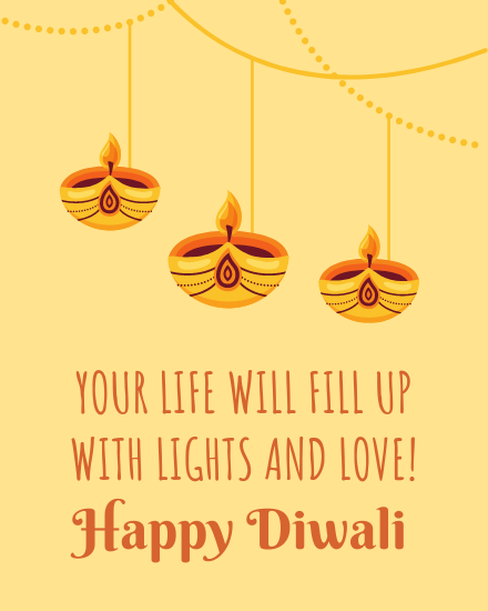 Light And Love online Diwali Card