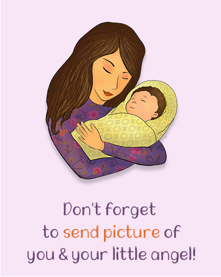 Send Picture online Maternity Leaving Card