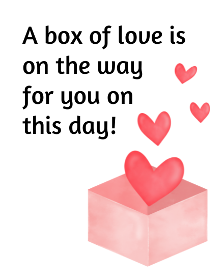 Box Of Love online Valentine Card