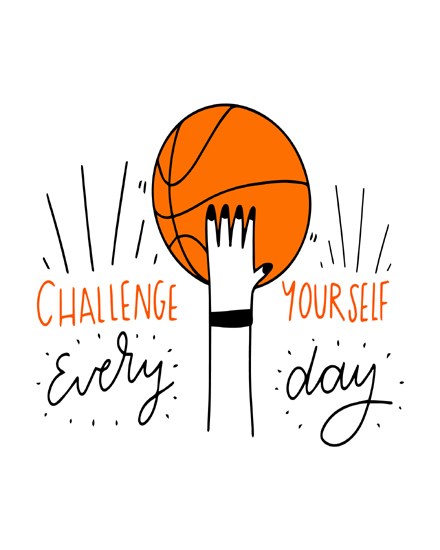 Challenge Yourself online Motivation & Inspiration Card