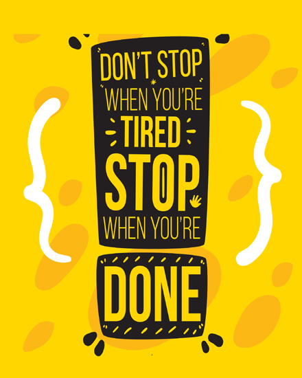 Yellow  online Motivation & Inspiration Card