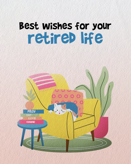 Retired Life online Retirement Card