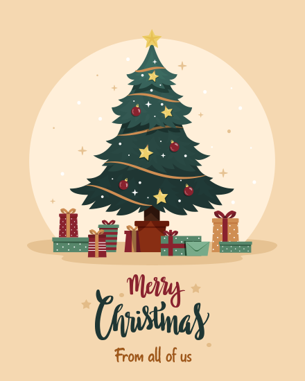 Gifts online Christmas Card