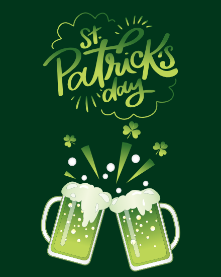 Cheers online St. Patrick's Day Card