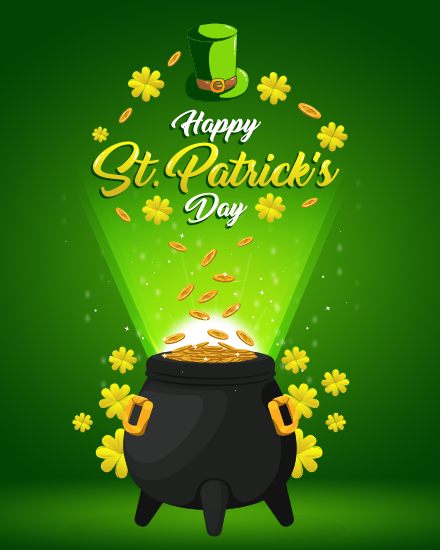 Magic Pot online St. Patrick's Day Card
