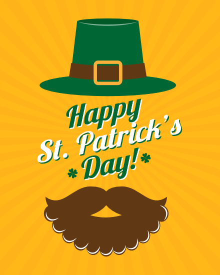 Green Hat online St. Patrick's Day Card