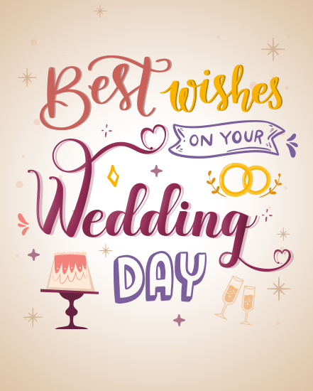 Best Wishes online Wedding Card