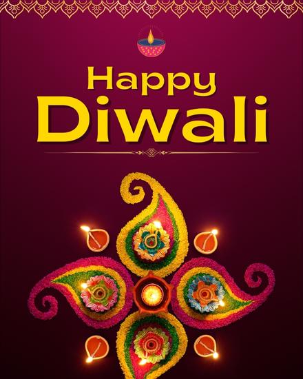 Rangoli online Diwali Card