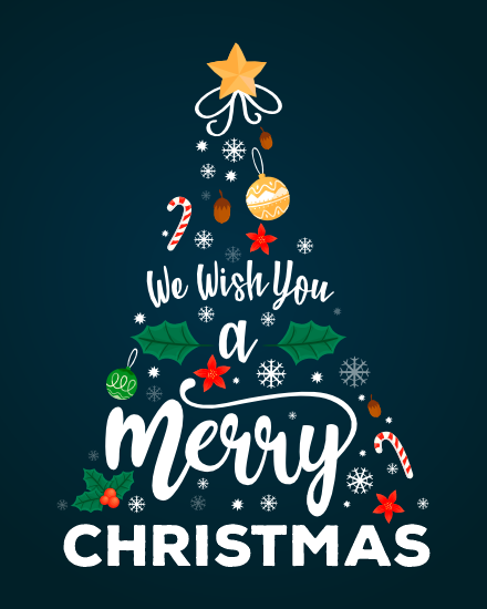 Joy online Christmas Card