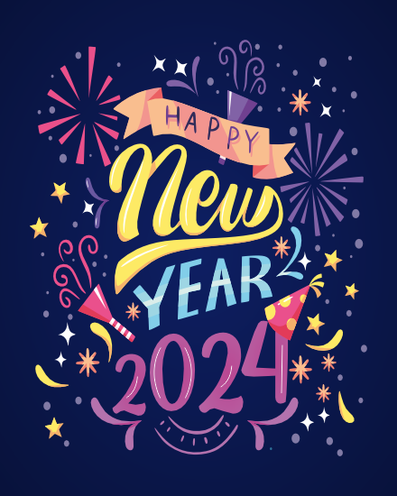 Unique online New Year Card