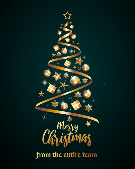 Pearl Tree  online Christmas Card