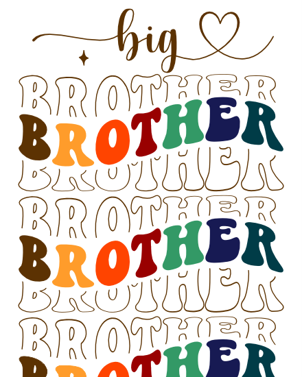 Big Brother online National Siblings Day Card