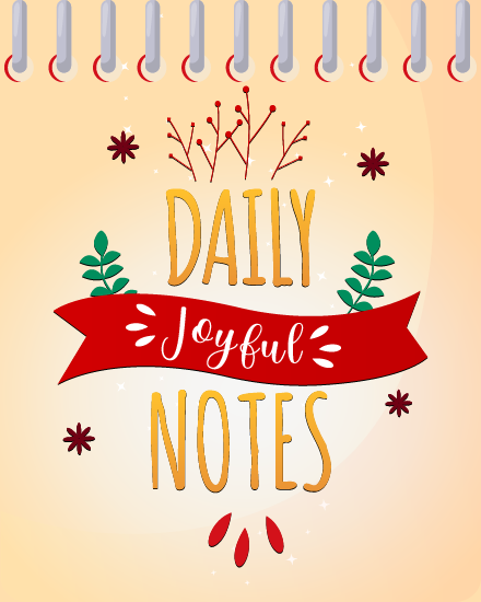 Joyful Notes online Everyday Card