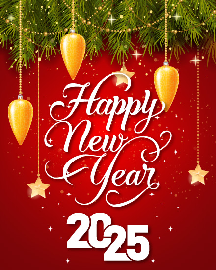 2025 online New Year Card