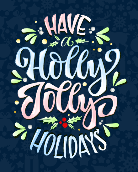 Have A Jolly online Happy Holiday Card