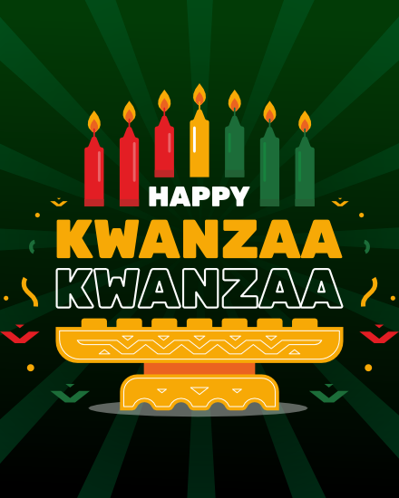 Happy online Kwanzaa Card