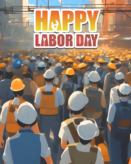 Weekend online Labor Day Card