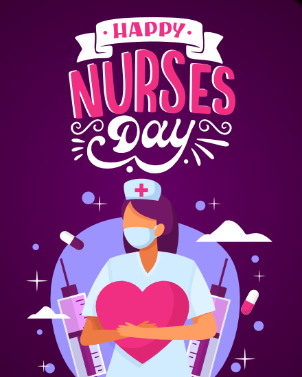 Lovely online Nurses Day Card