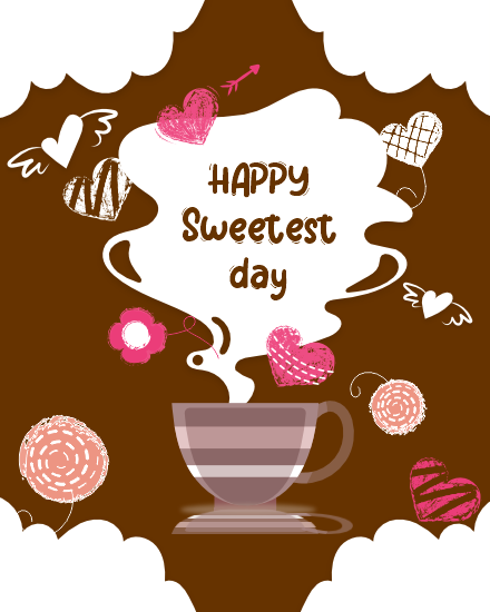 Coffee online Sweetest Day Card