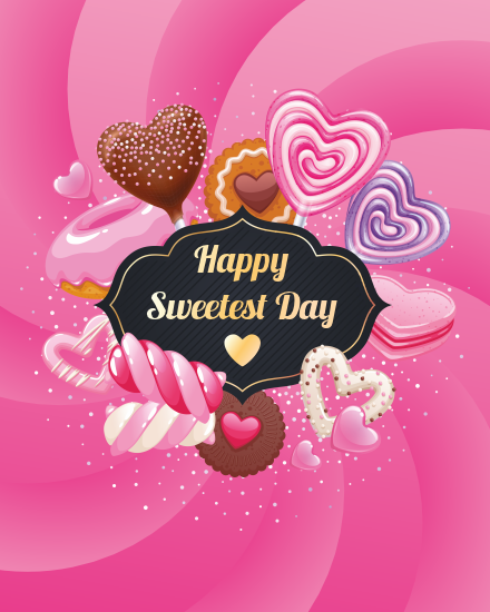 Sweet Candy online Sweetest Day Card