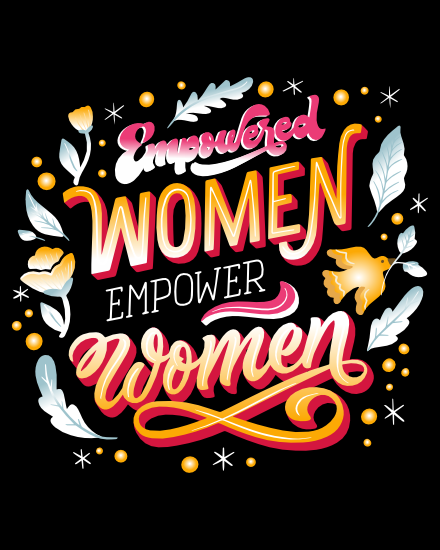 Empower online Women Day Card