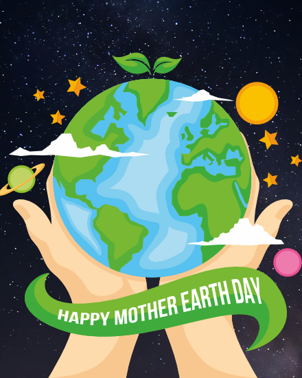 Happy Mother online Earth Day Card
