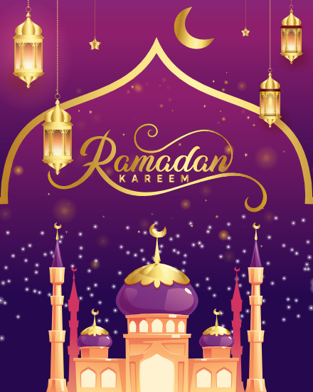 Night Mosque online Ramadan Card