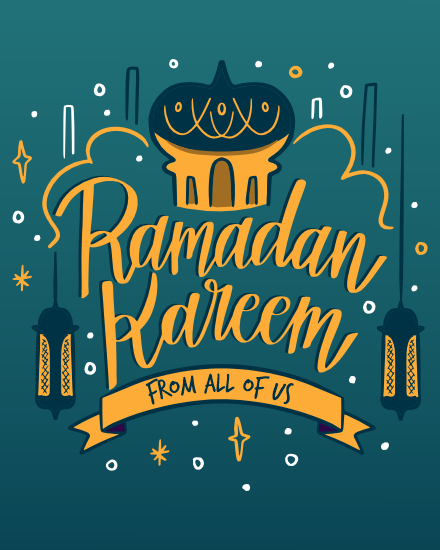 All Of Us online Ramadan Card