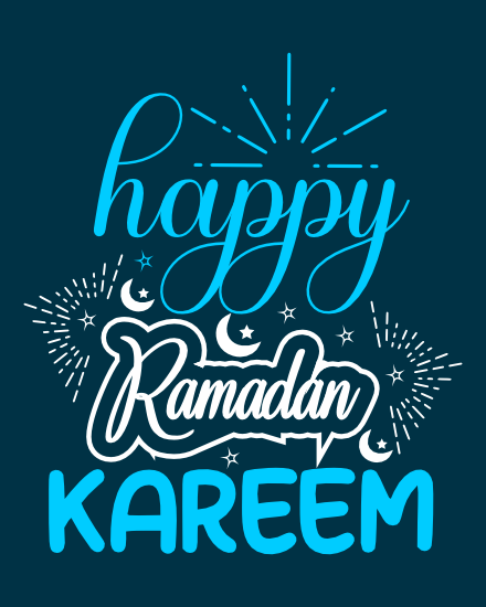 Islamic Moon online Ramadan Card