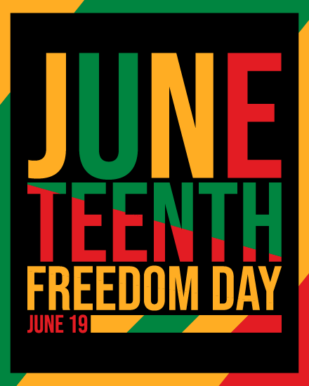 Freedom Day online Juneteenth Card