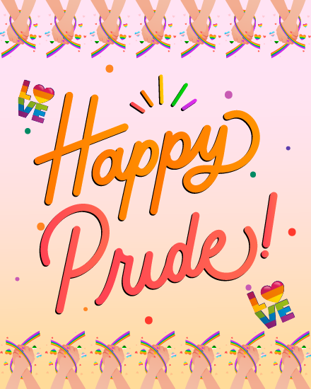 Happy online Pride Month Card